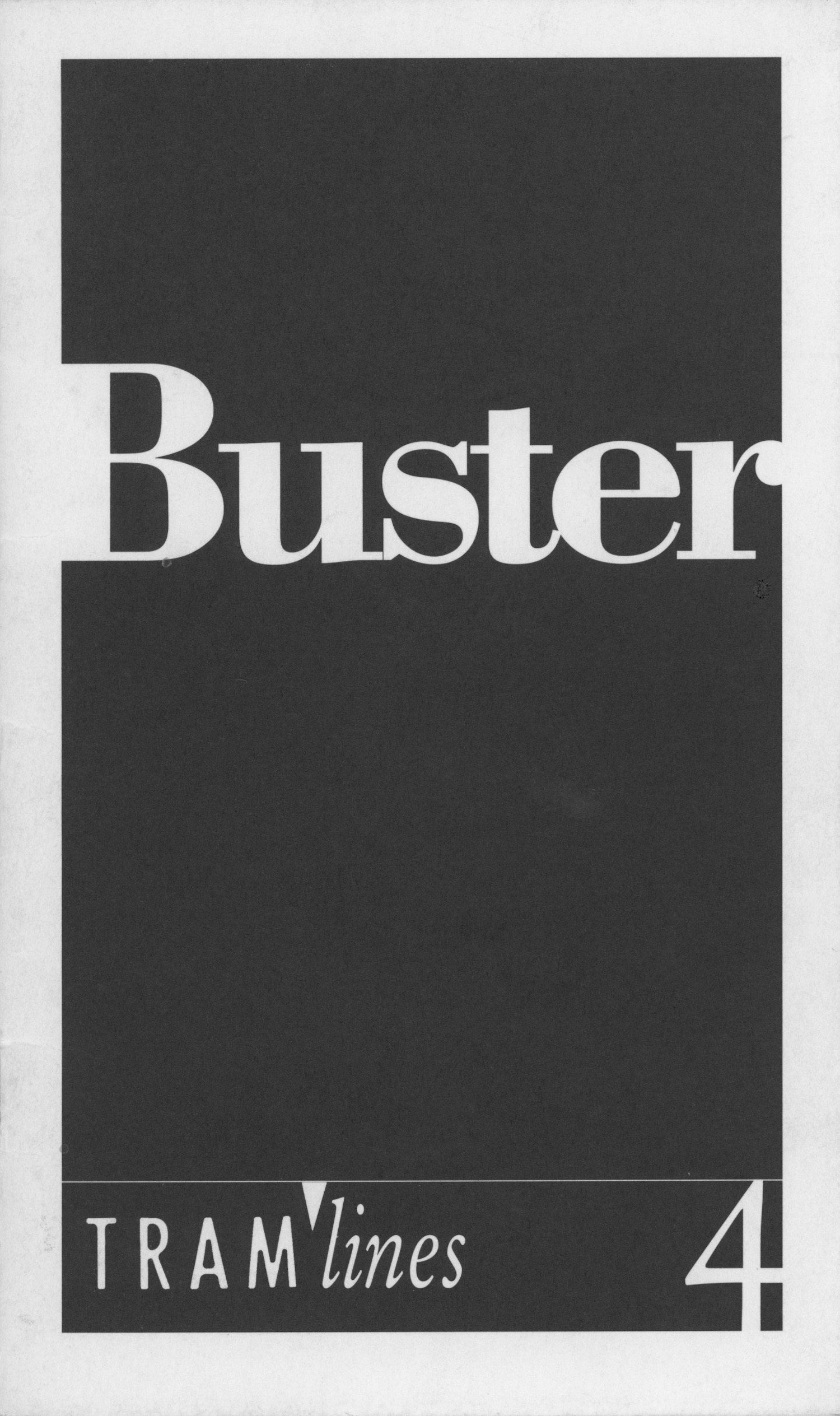 Buster, Tramlines No.4 1996 - cover