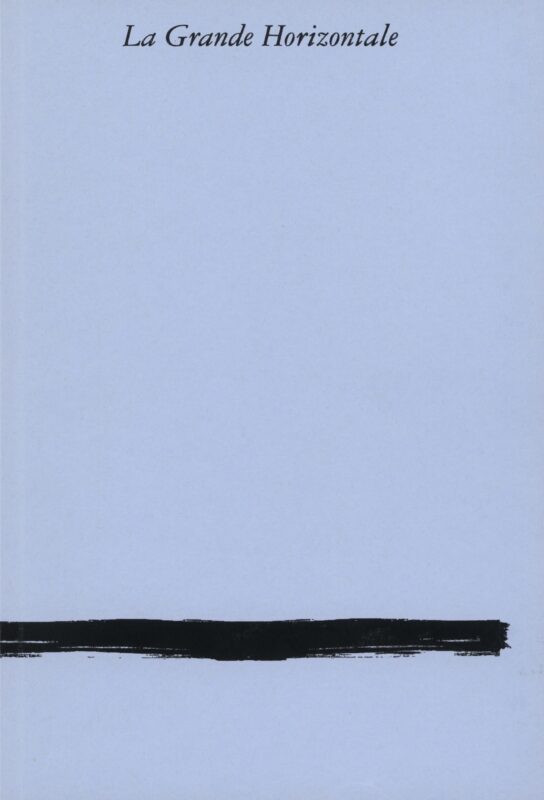 La Grande Horizontale 2017 - cover
